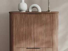 Meubles à rainures ou à lattes rainurées