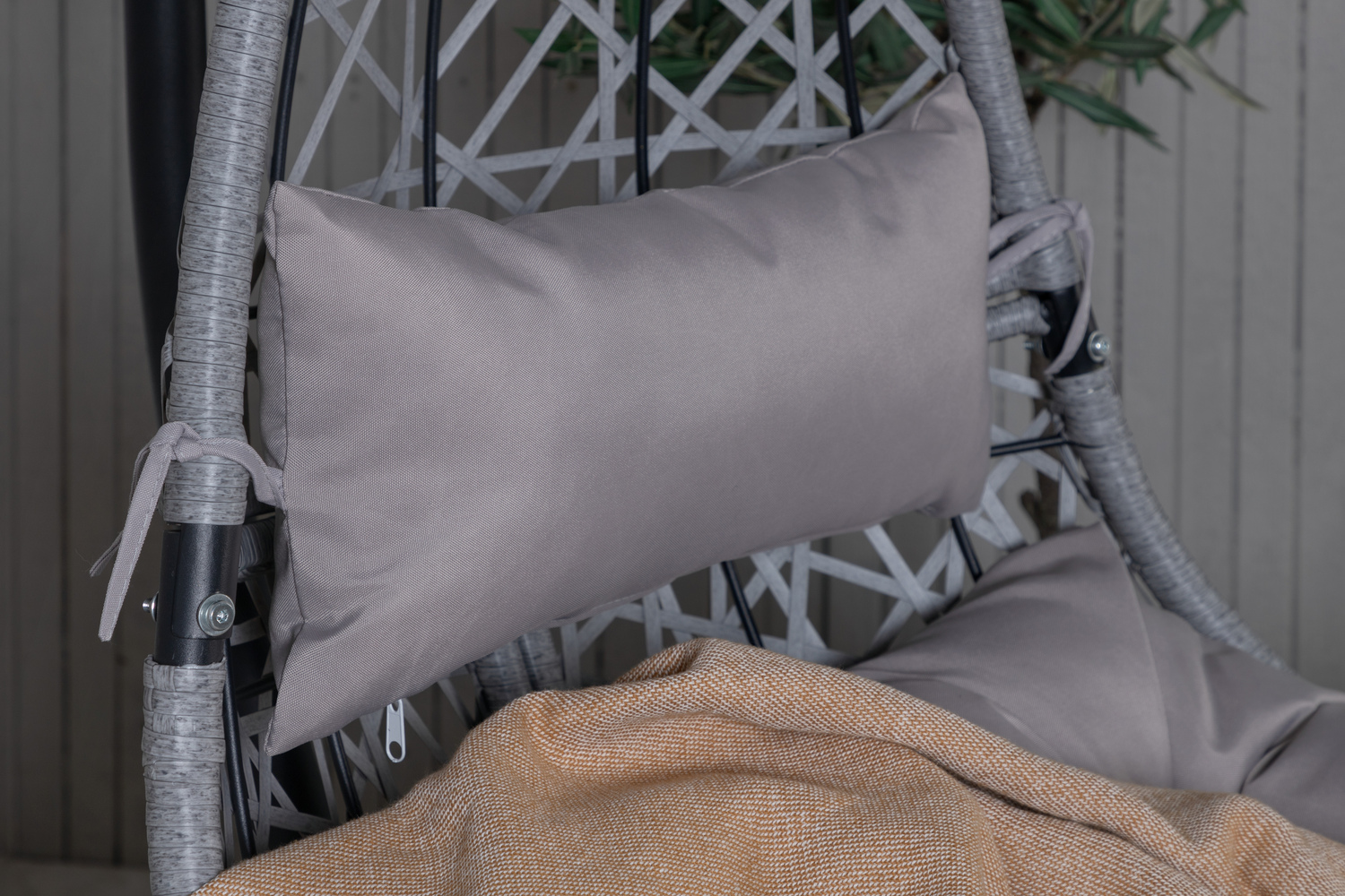 Chaise suspendu Dallas 519 (Noir + Gris)