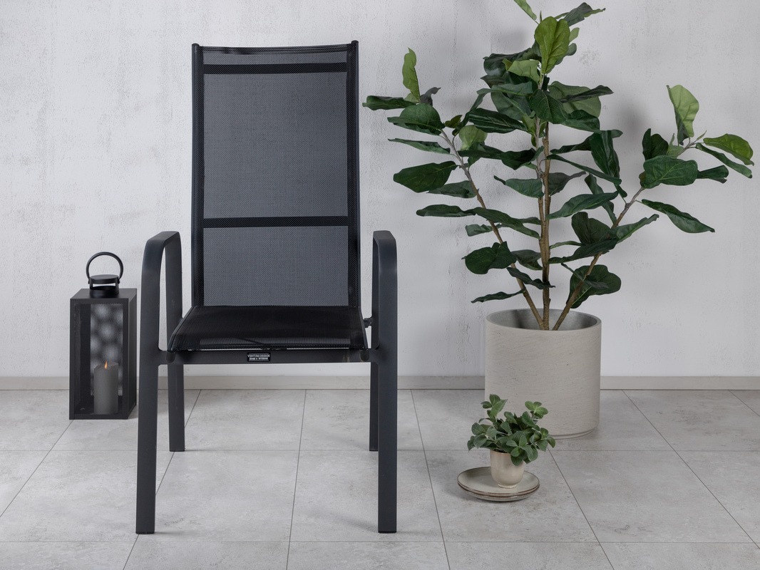 Chaise de jardin Dallas 2776 (Noir)