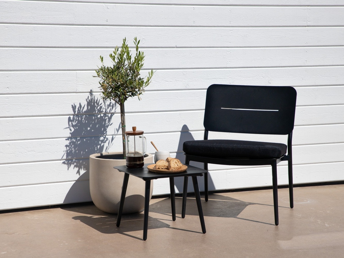 Chaise de jardin Dallas 825 (Noir)