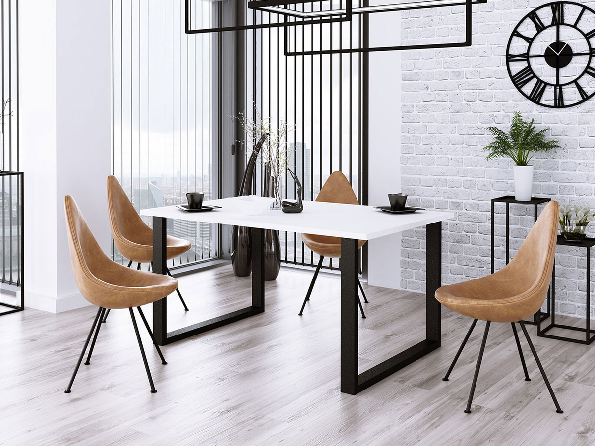 Table Tucson 139 (Blanc + Noir)
