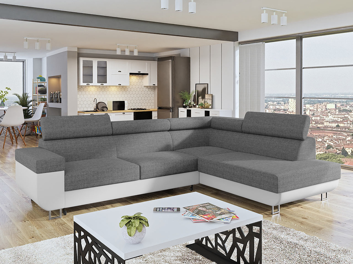 Canapé d'angle Comfivo Liberta (Soft 017 + Lux 05)