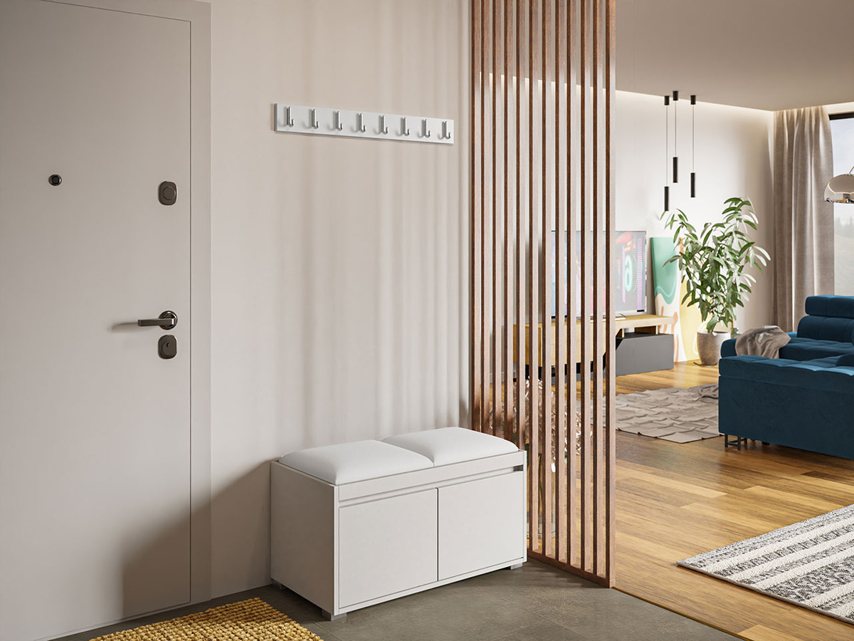 Meuble d'entrée Comfivo Pinus I (Blanc + Soft 017)