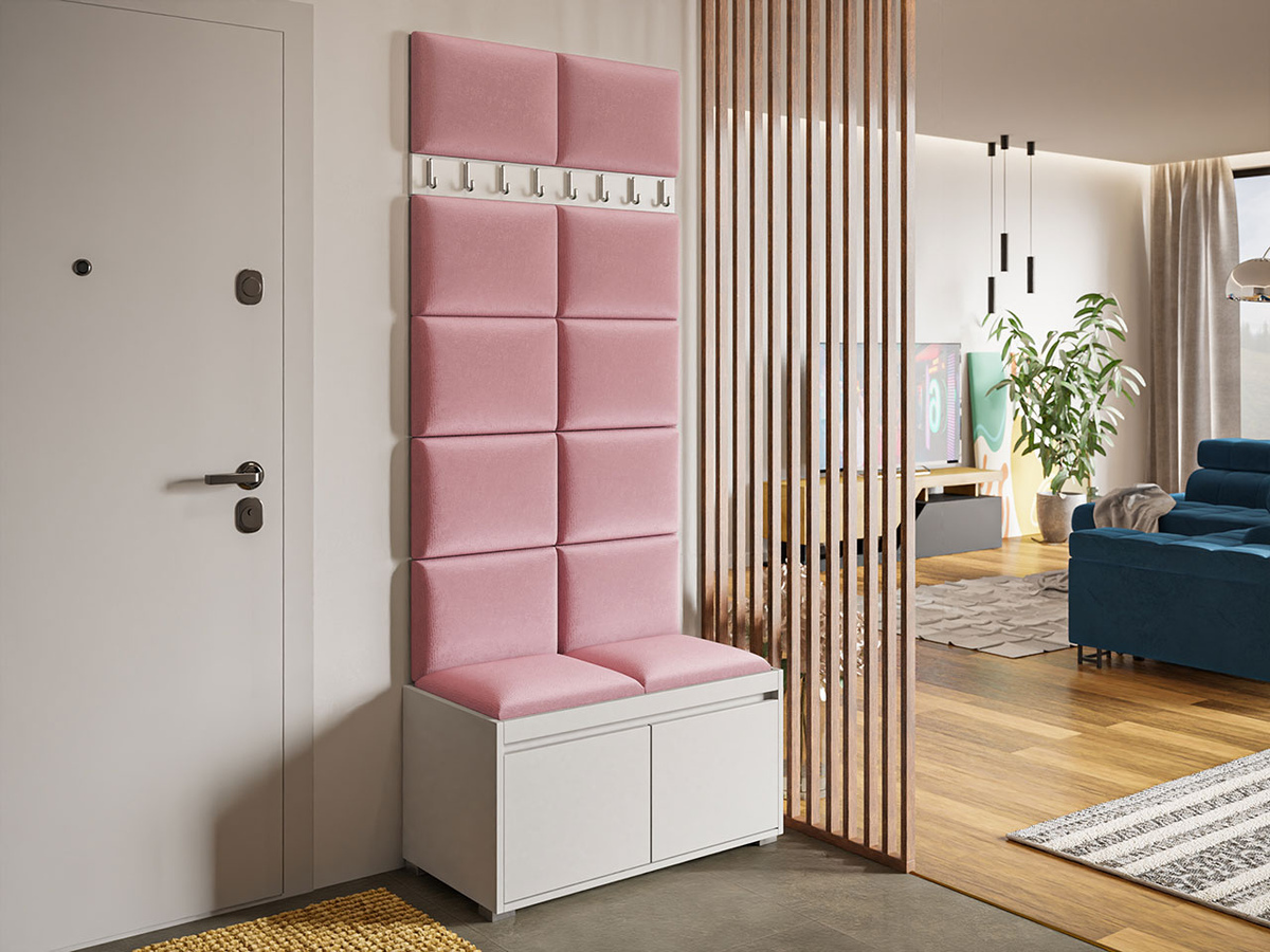 Meuble d'entrée Comfivo Pinus IV (Blanc + Manila 09)
