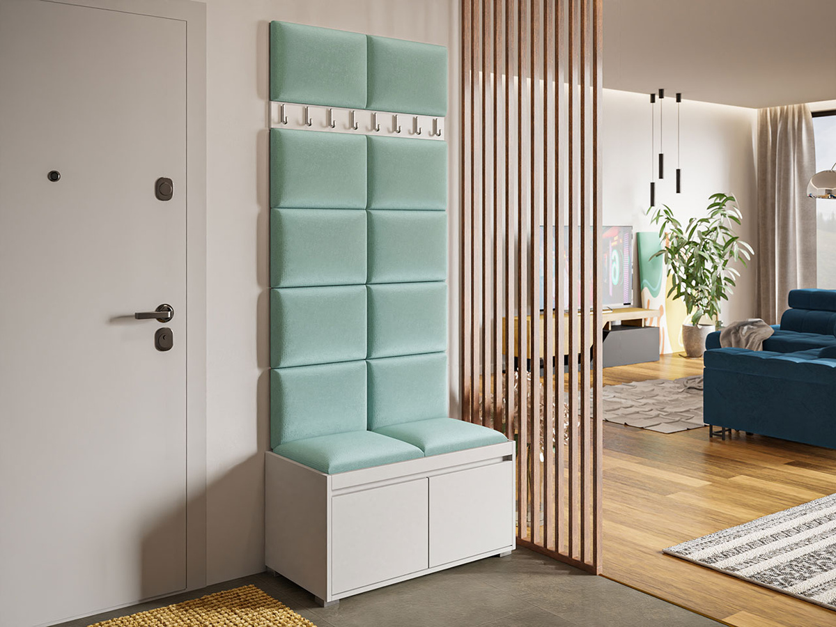 Meuble d'entrée Comfivo Pinus IV (Blanc + Manila 11)
