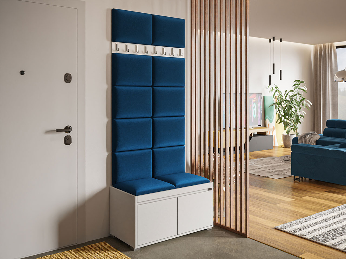 Meuble d'entrée Comfivo Pinus IV (Blanc + Manila 26)