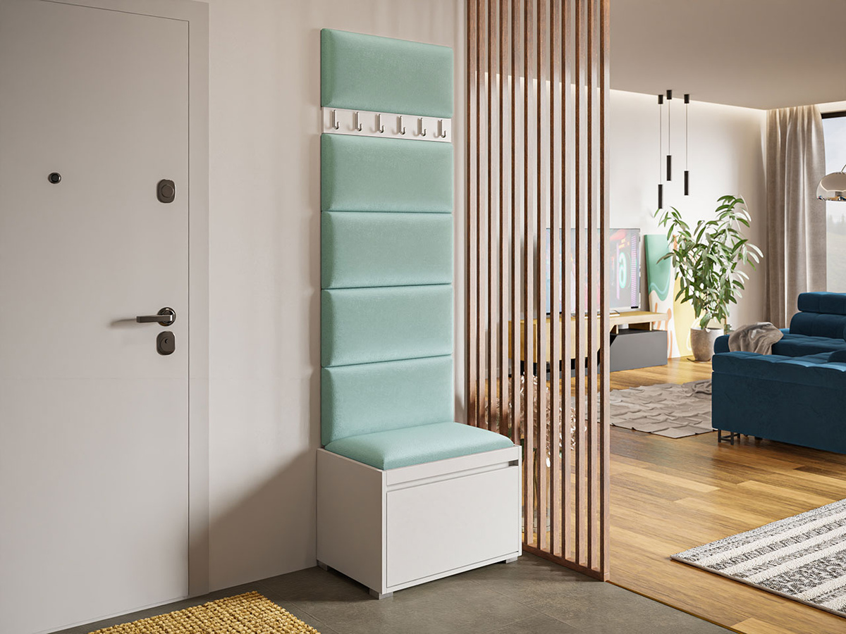 Meuble d'entrée Comfivo Pinus V (Blanc + Manila 11)