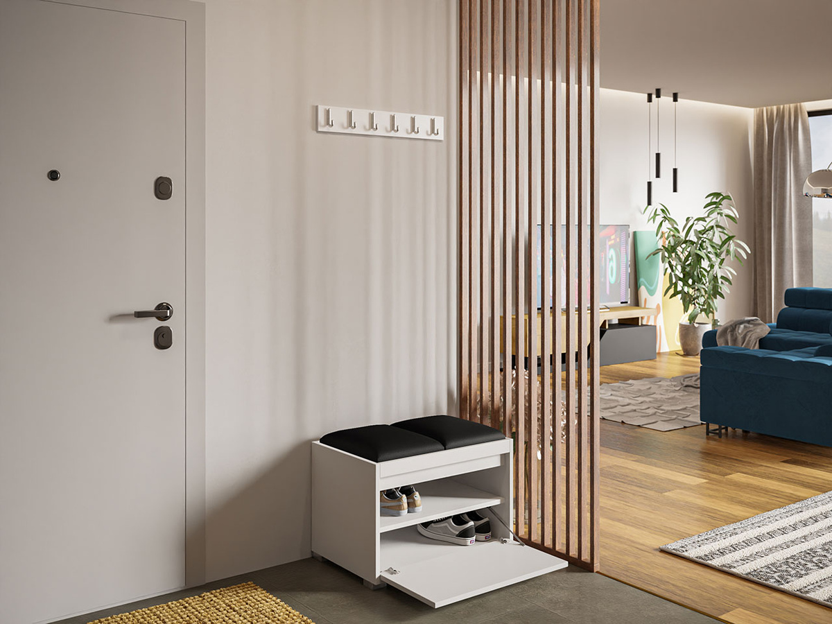 Meuble d'entrée Comfivo Pinus VI (Blanc + Soft 011)