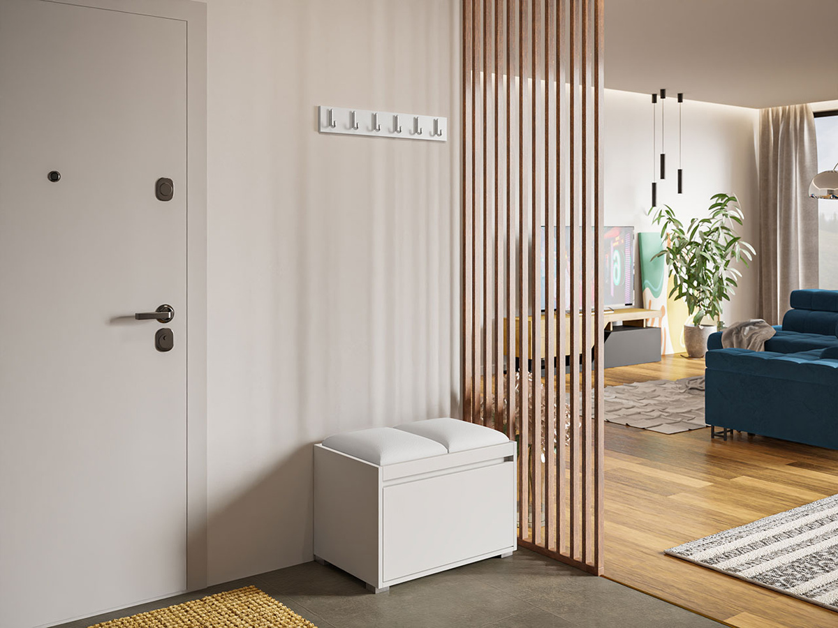 Meuble d'entrée Comfivo Pinus VI (Blanc + Soft 017)