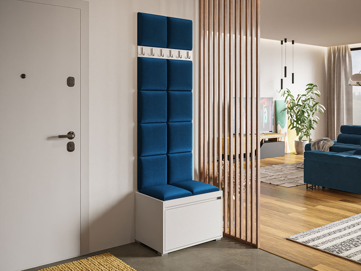 Meuble d'entrée Comfivo Pinus VII (Blanc + Manila 26)