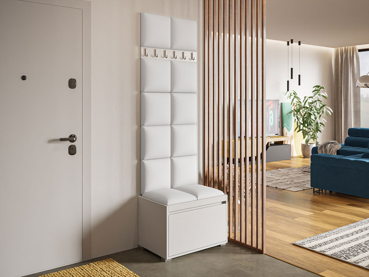 Meuble d'entrée Comfivo Pinus VII (Blanc + Soft 017)