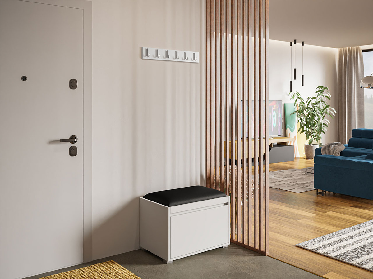 Meuble d'entrée Comfivo Pinus VIII (Blanc + Soft 011)
