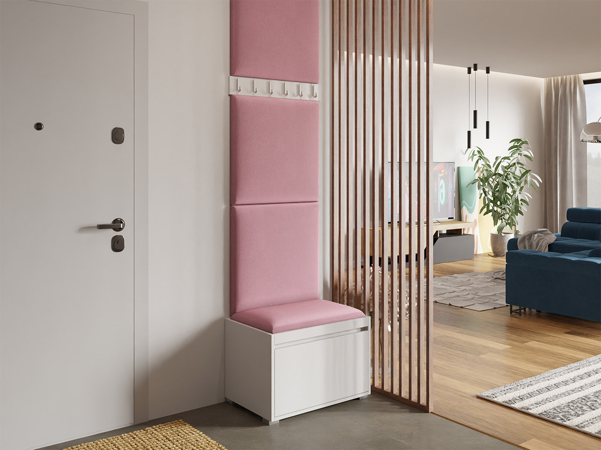 Meuble d'entrée Comfivo Pinus IX (Blanc + Manila 09)