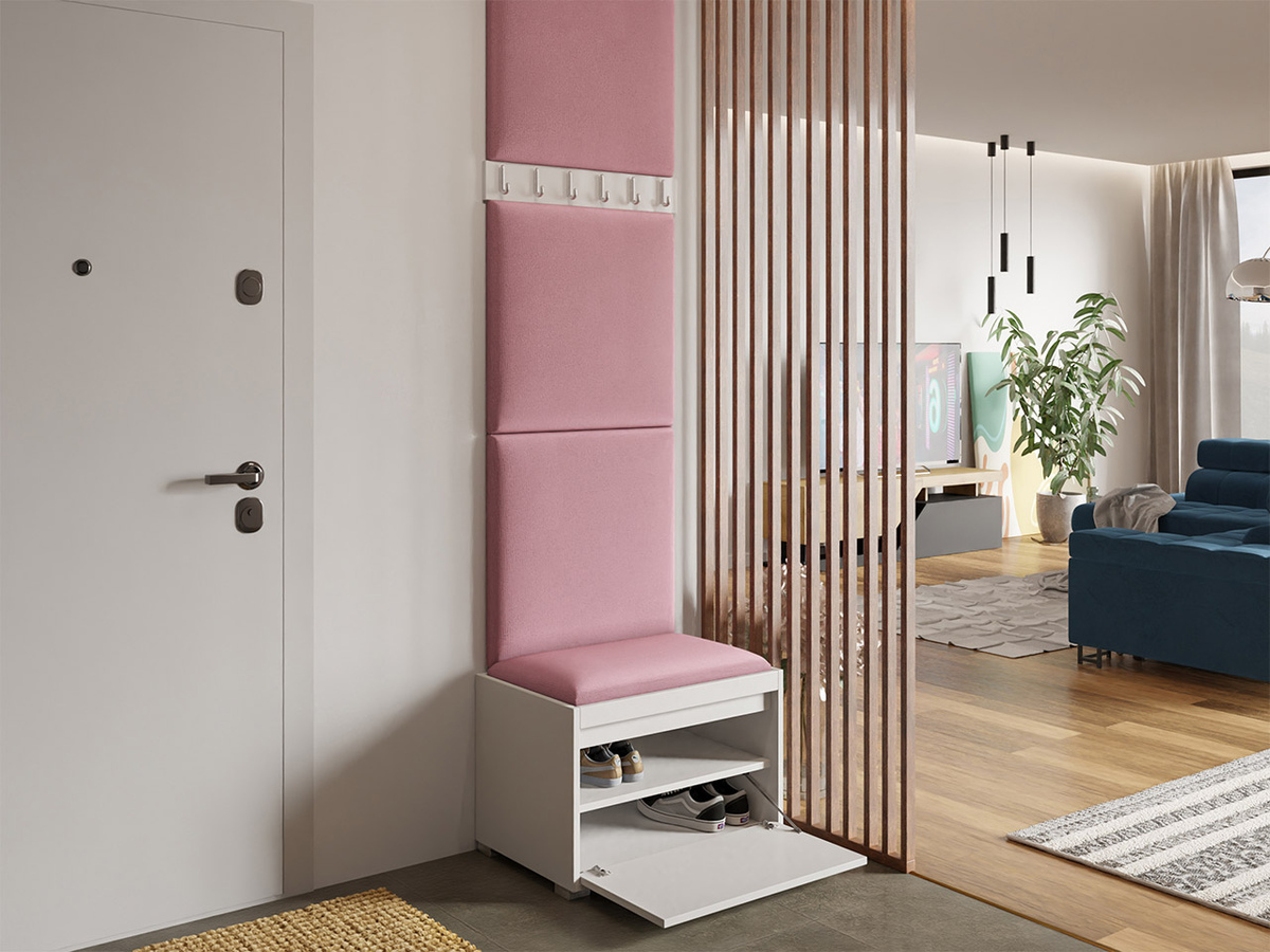 Meuble d'entrée Comfivo Pinus IX (Blanc + Manila 09)