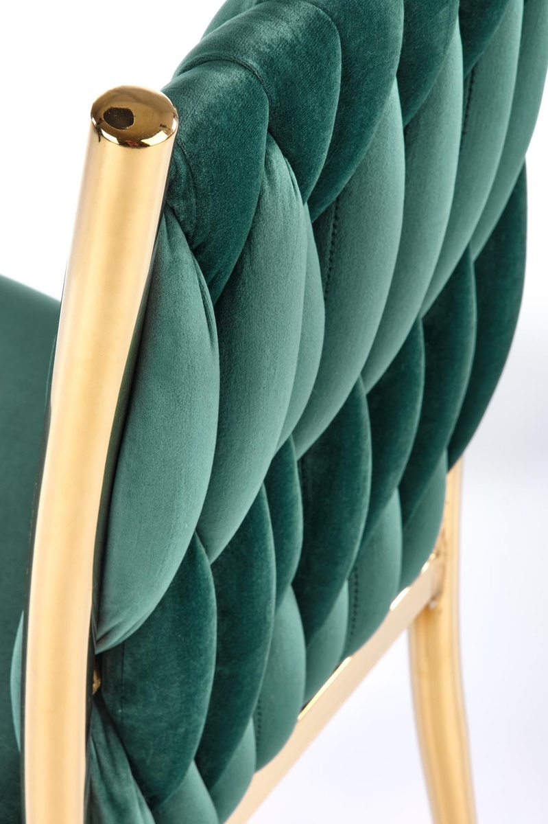 Chaise Houston 1139 (Vert + Doré)