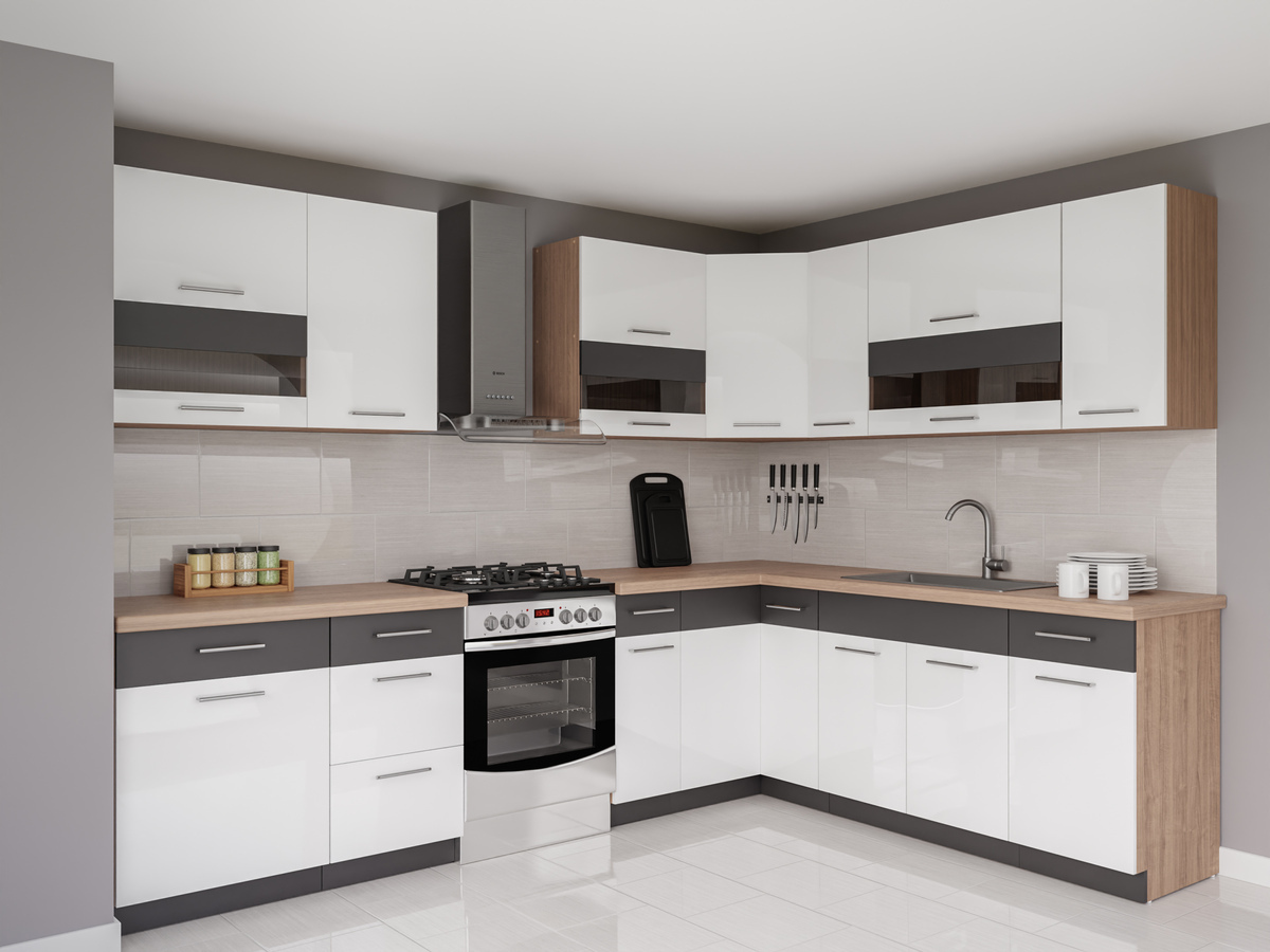 Cuisine complète modulaire Mode White 131