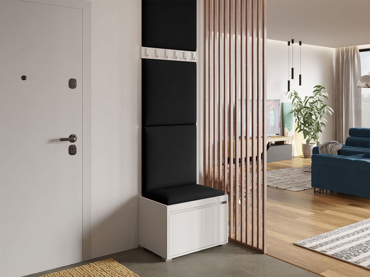 Meuble d'entrée Comfivo Pinus IX (Blanc + Manila 18)