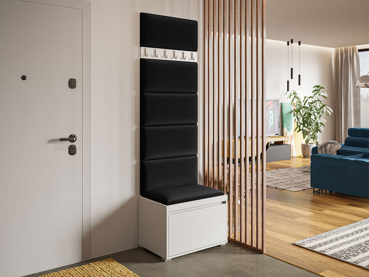 Meuble d'entrée Comfivo Pinus V (Blanc + Manila 18)