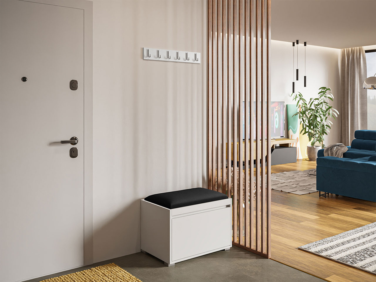 Meuble d'entrée Comfivo Pinus VIII (Blanc + Manila 18)