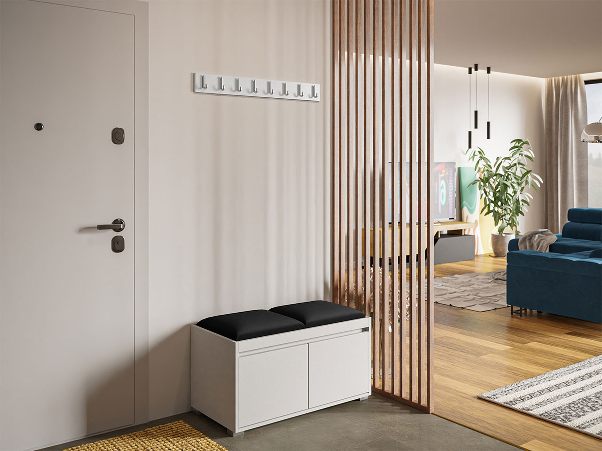 Meuble d'entrée Comfivo Pinus I (Blanc + Manila 18)