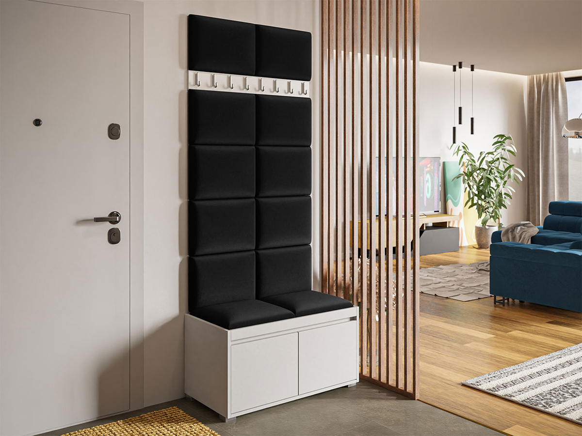 Meuble d'entrée Comfivo Pinus IV (Blanc + Manila 18)