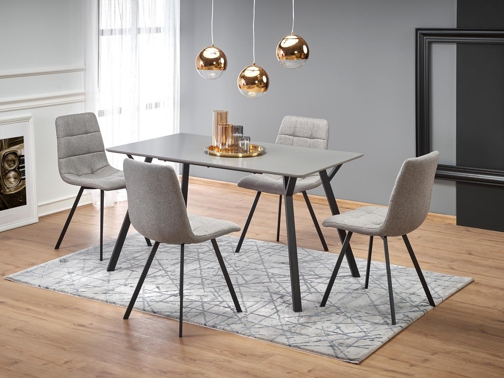 Chaise Houston 899 (Gris + Noir)