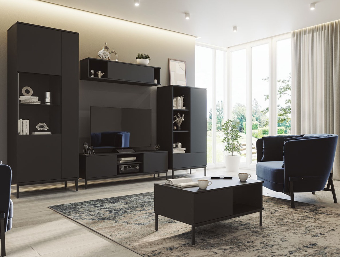 Meuble TV Lomsore 101 (Noir)