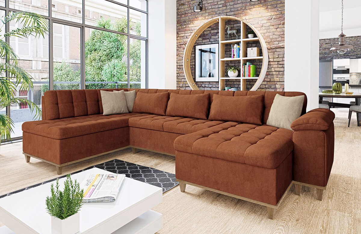 Canapé d'angle Comfivo 293 (Zetta 295 + Zetta 291)