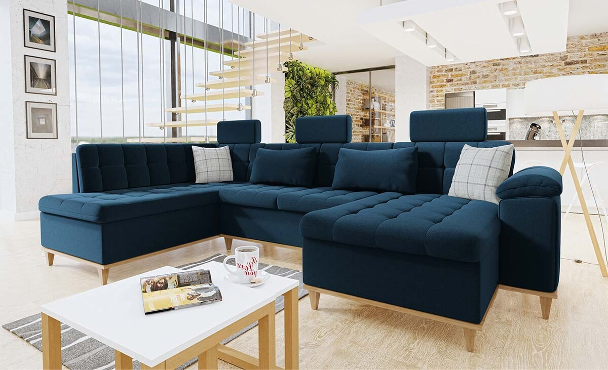 Canapé d'angle Comfivo 295 (Kronos 09 + Senegal 818)