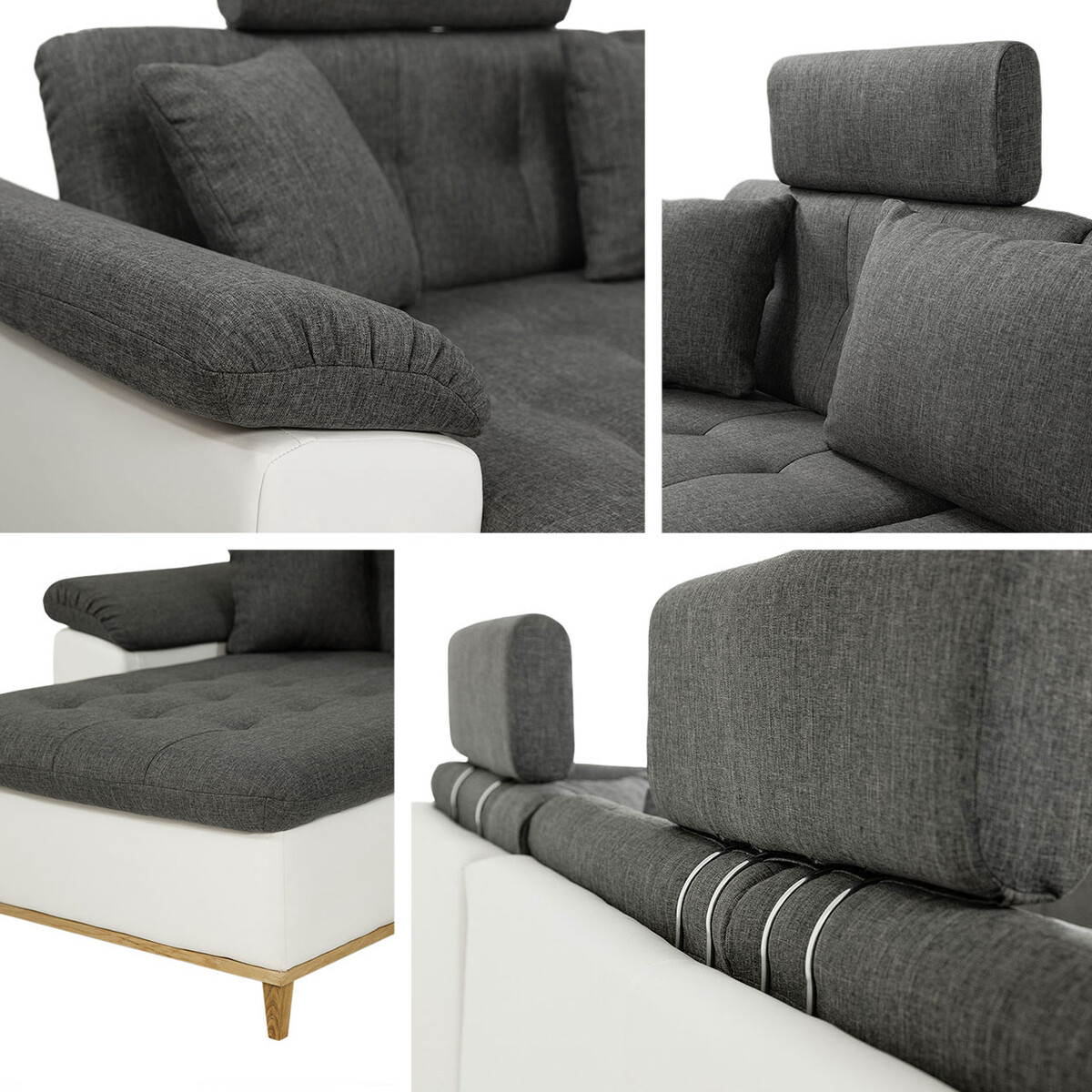 Canapé d'angle Comfivo 295 (Uttario Velvet 2978 + Senegal 825)