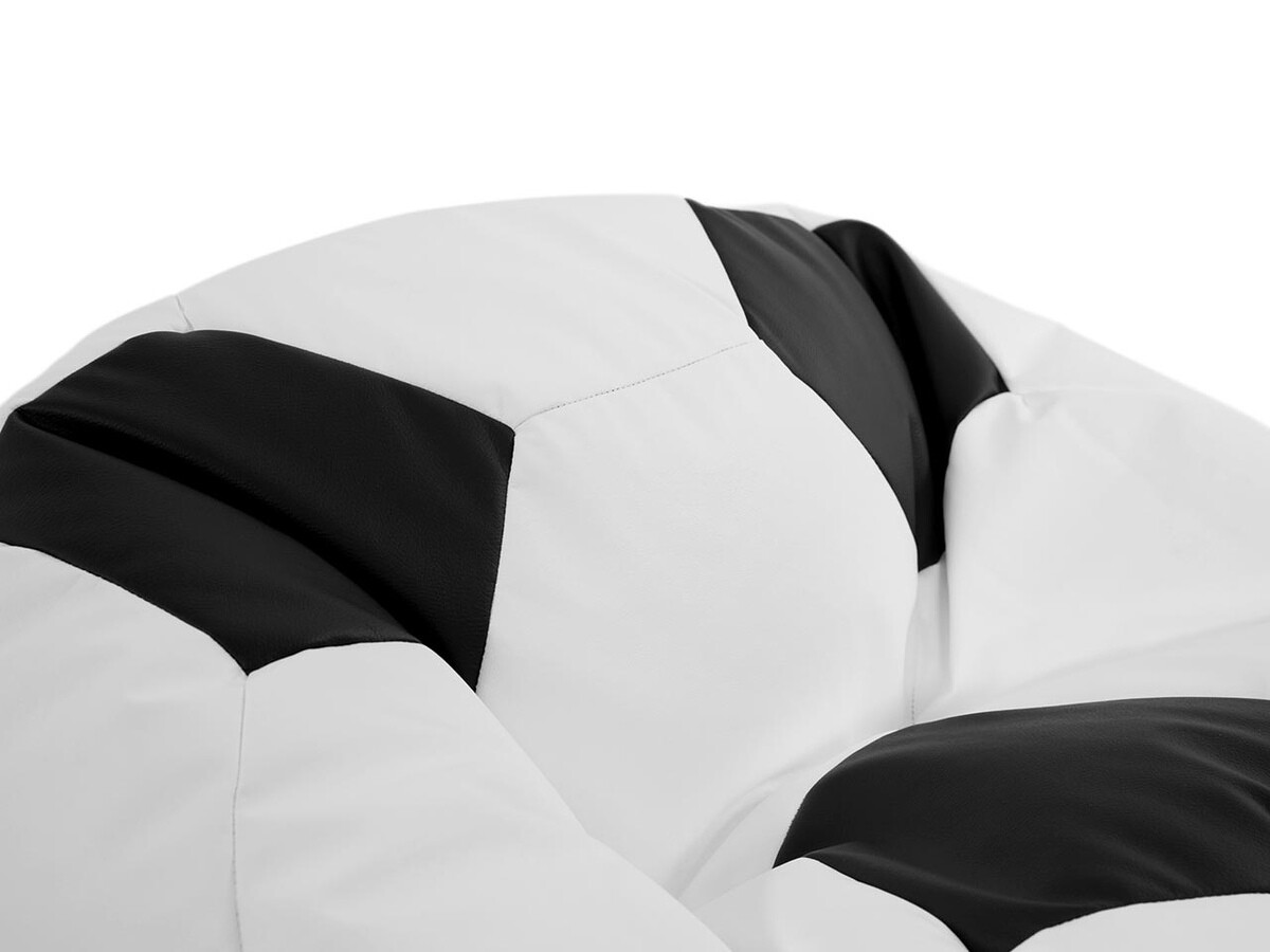 Pouf poire Comfivo 287 (Blanc + Noir)