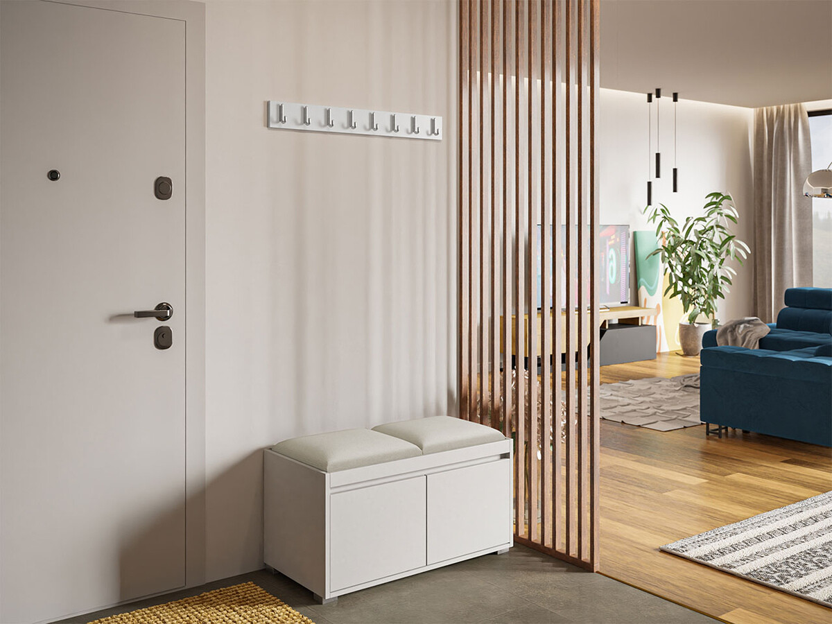 Meuble d'entrée Comfivo Pinus I (Blanc + Manila 02)