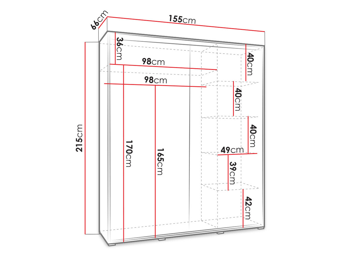 Armoire Murrieta 100 (Wengué)
