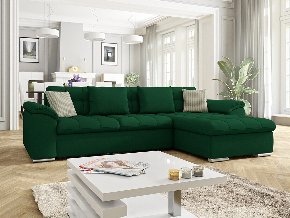 Canapé d'angle Comfivo 107 (Uttario Velvet 2951 + Senegal 823)