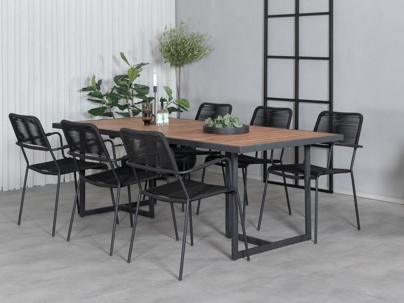 Ensemble table et chaises Dallas 2904