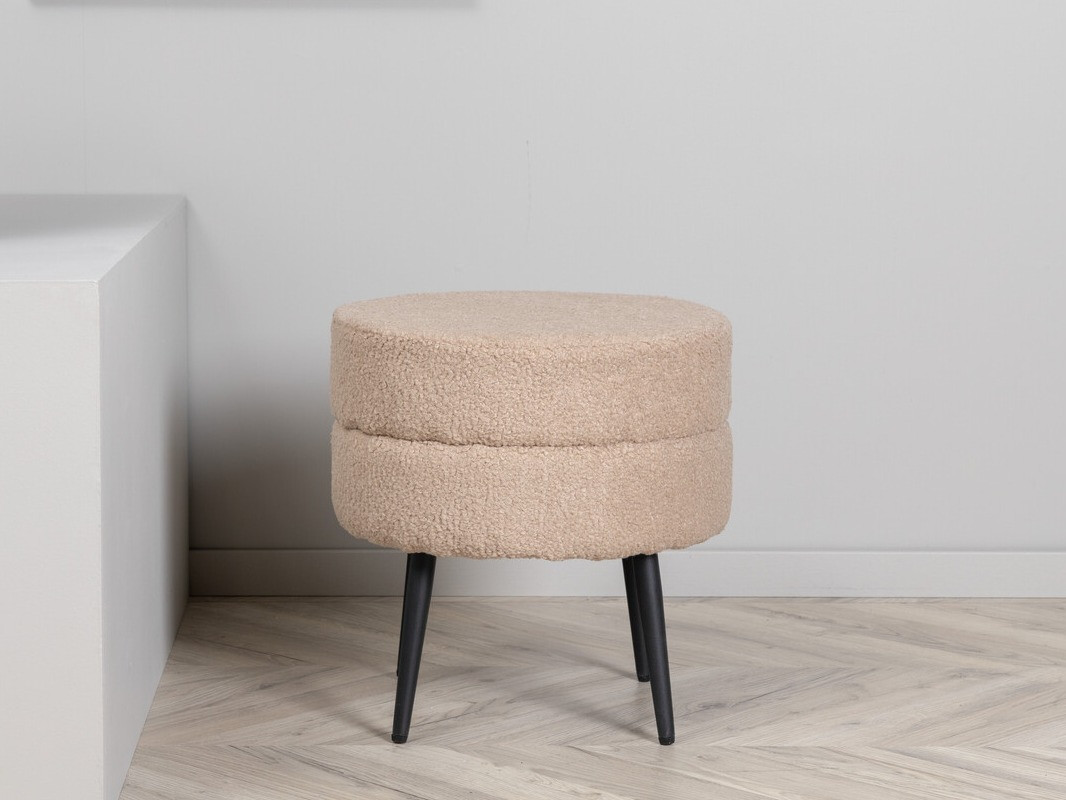 Pouf Dallas 2945 (Beige + Noir)