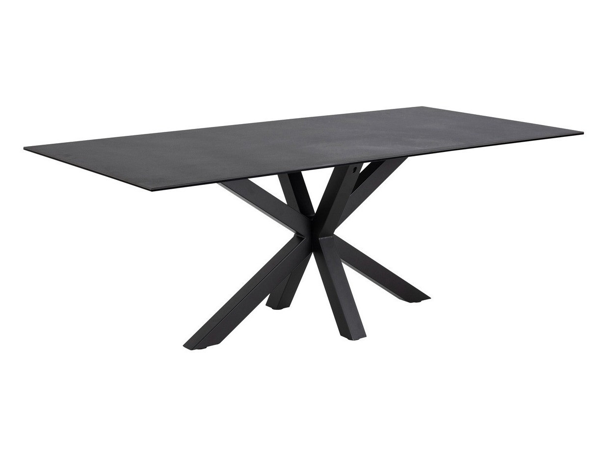 Salle à manger complète Norsica 559 (Anthracite + Noir)