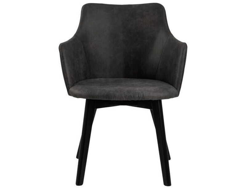 Salle à manger complète Norsica 559 (Anthracite + Noir)