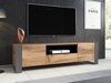 Meuble TV Nolvoi 100 (Chêne wotan + Anthracite)