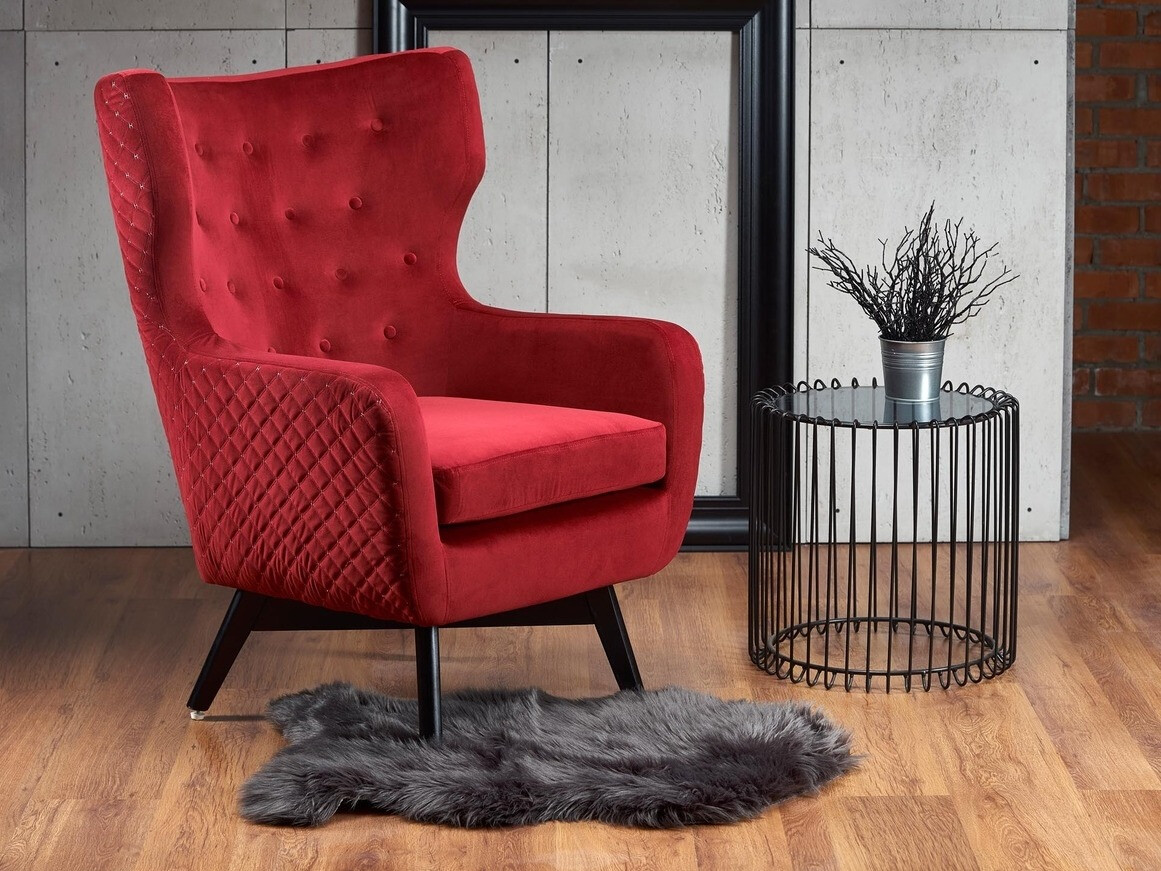 Fauteuil Houston 836 (Rouge + Noir)
