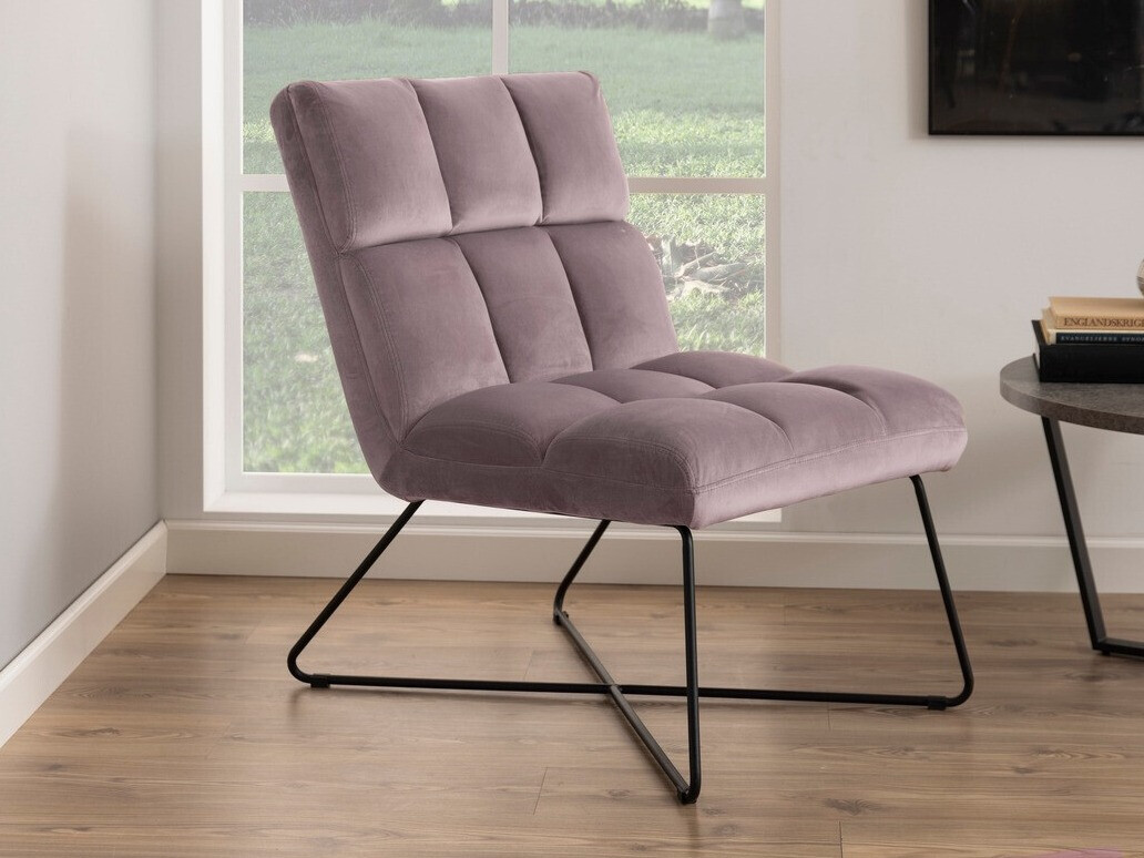 Fauteuil Norsica 370 (Rose Dusty + Noir)
