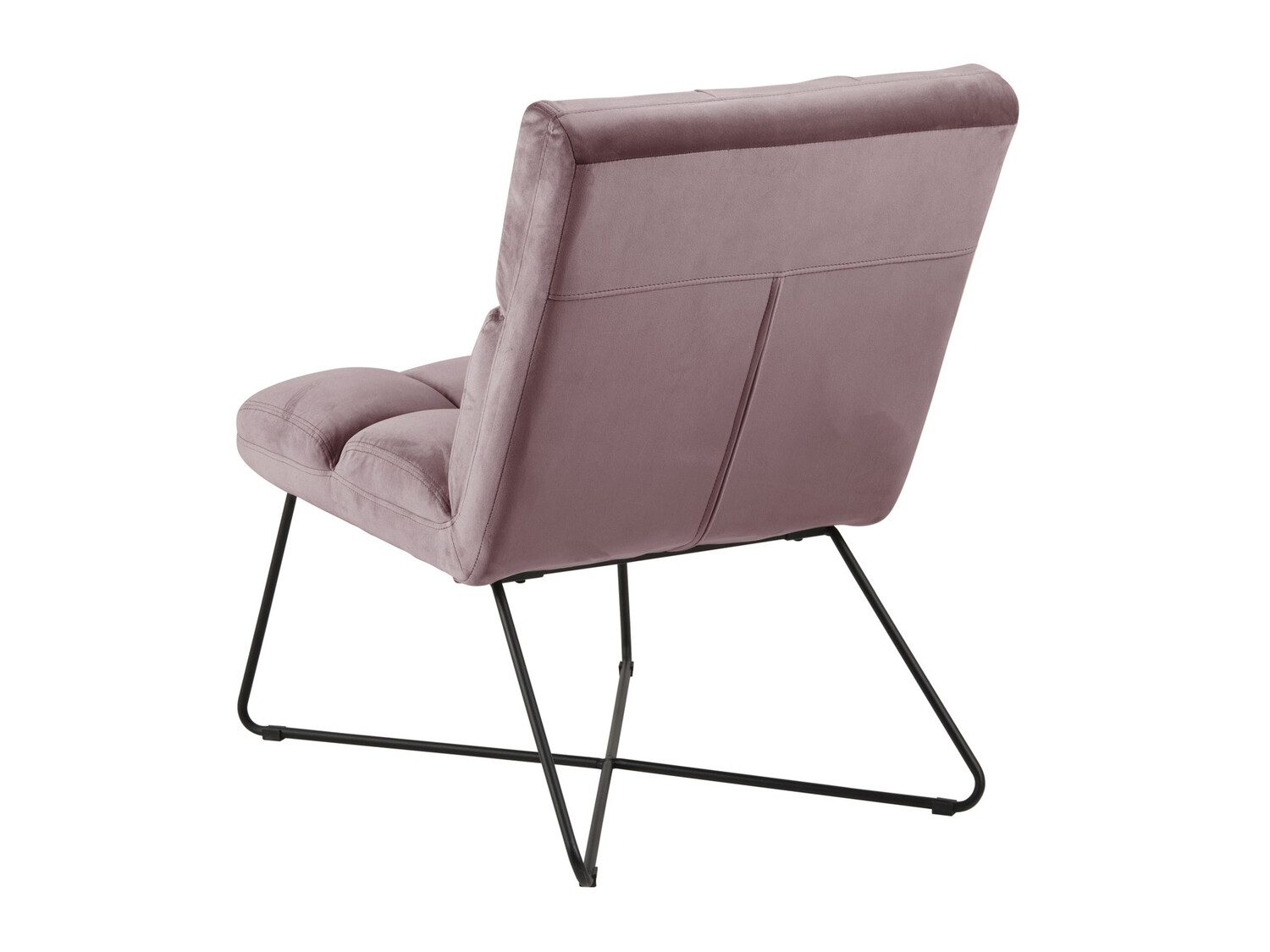 Fauteuil Norsica 370 (Rose Dusty + Noir)