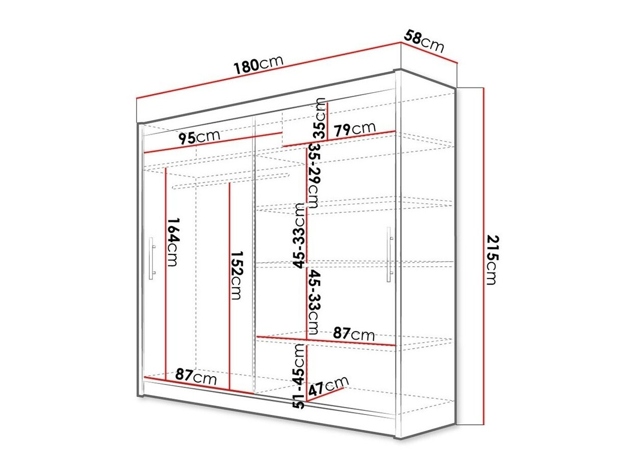 Armoire Closico Pallor I (Blanc)