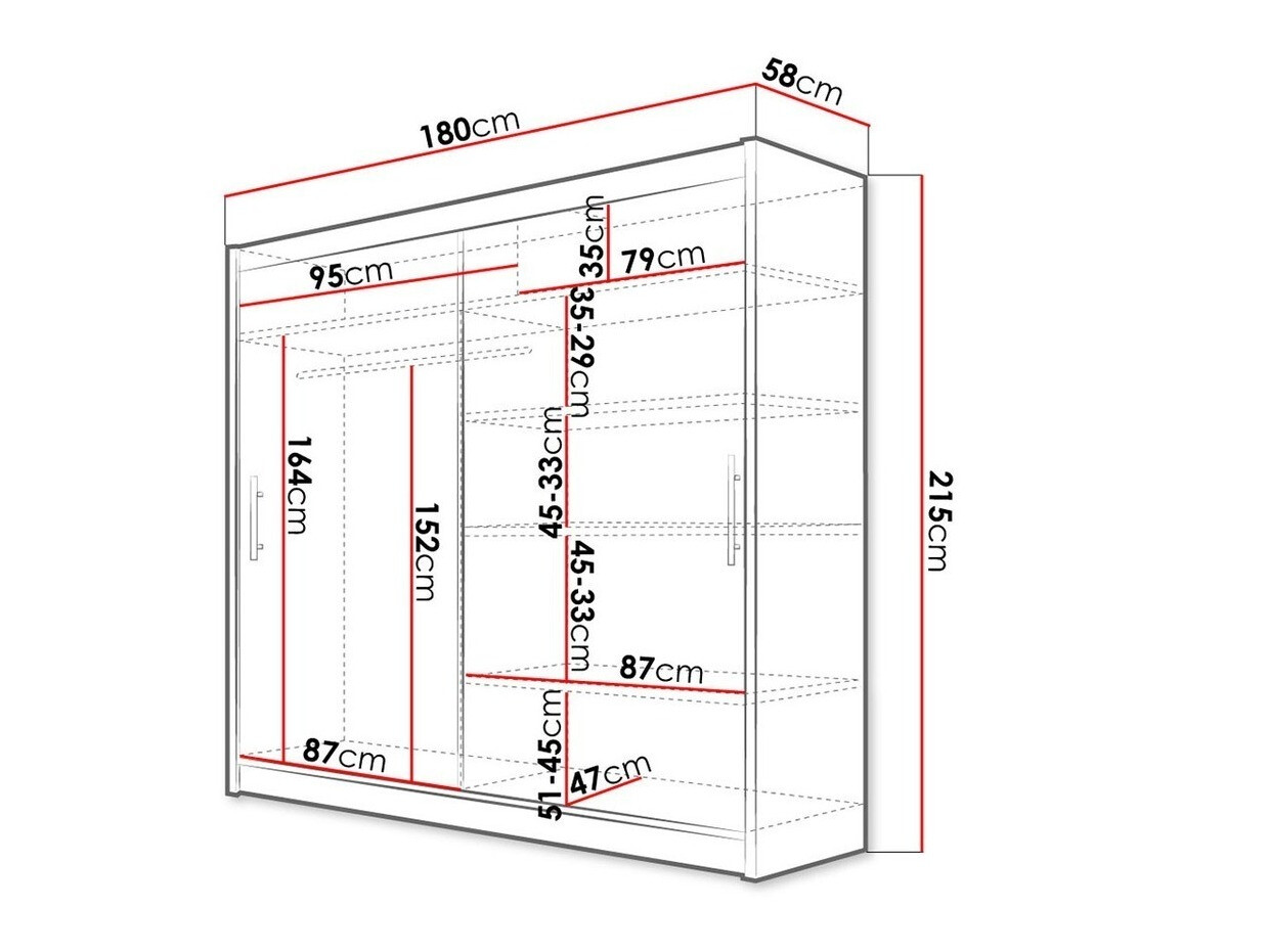 Armoire Closico Pallor I (Blanc)