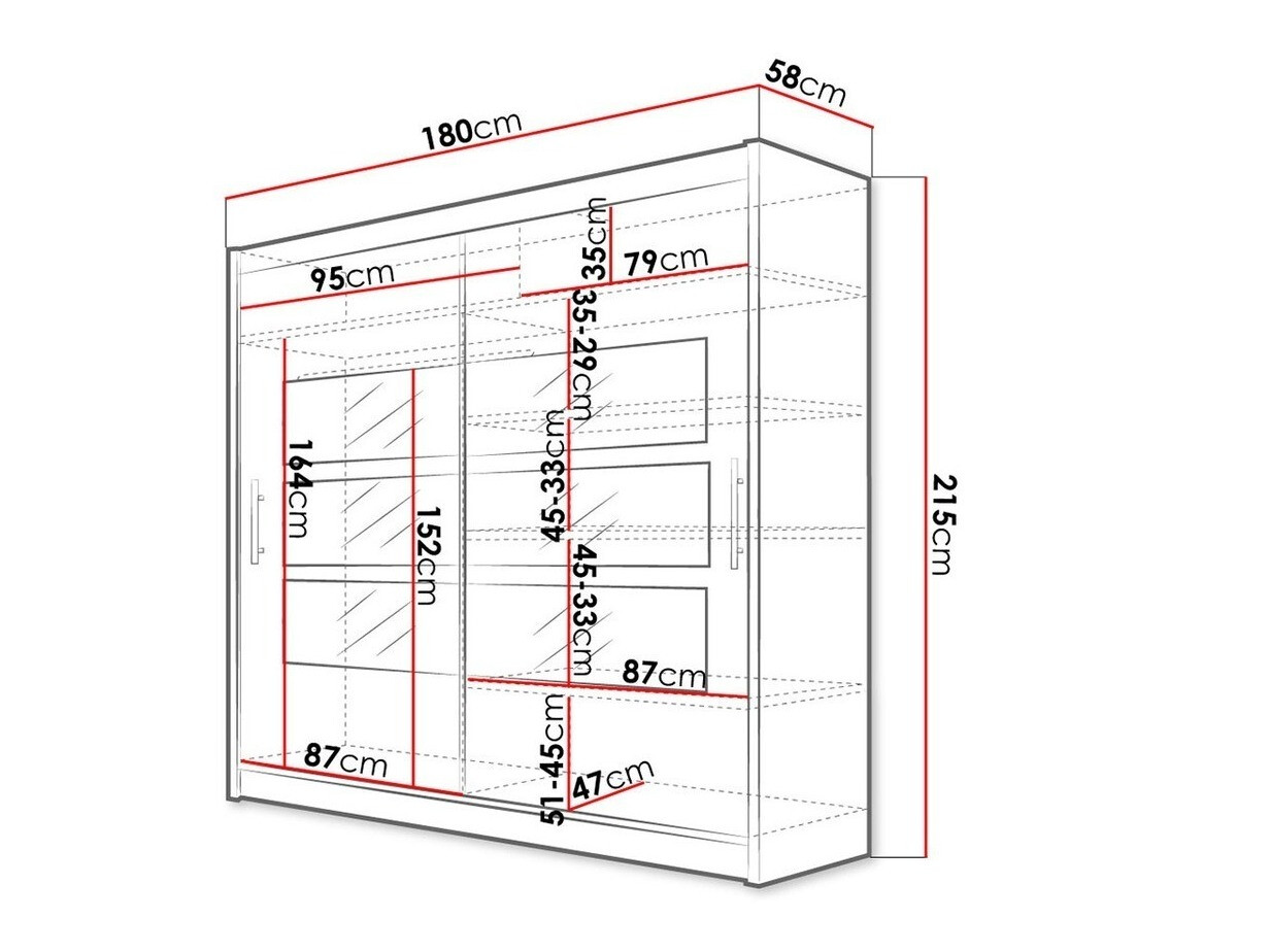 Armoire Closico Pallor III (Blanc)