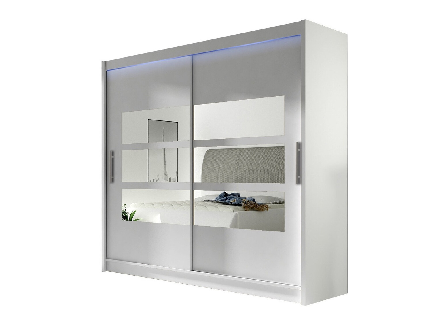 Armoire Closico Pallor III (Blanc)