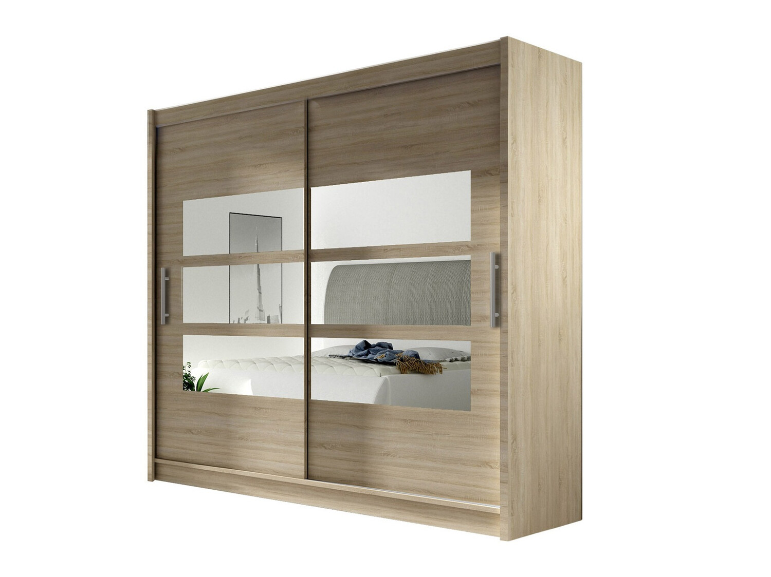 Armoire Closico Pallor III (Sonoma chêne)