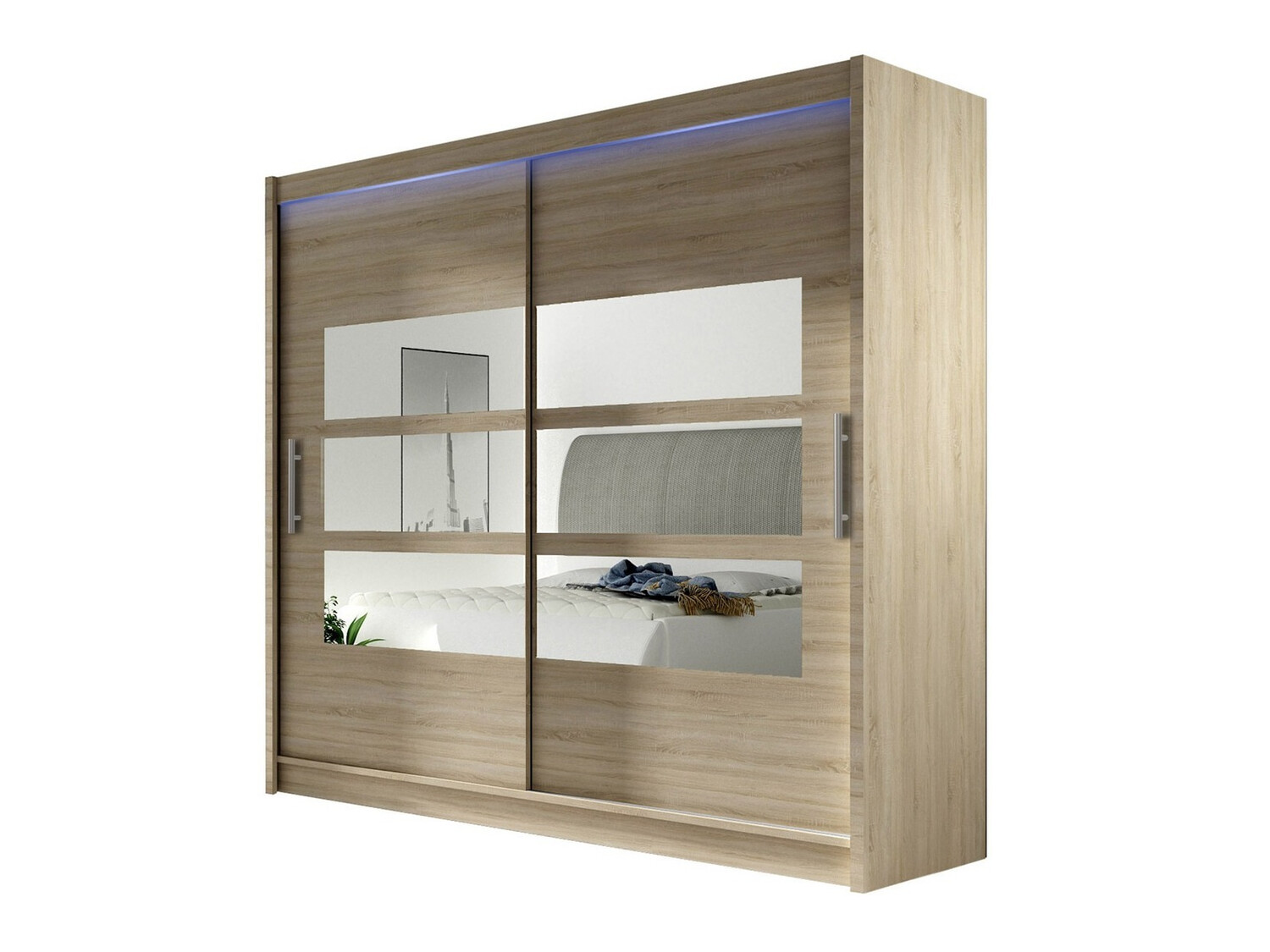 Armoire Closico Pallor III (Sonoma chêne)