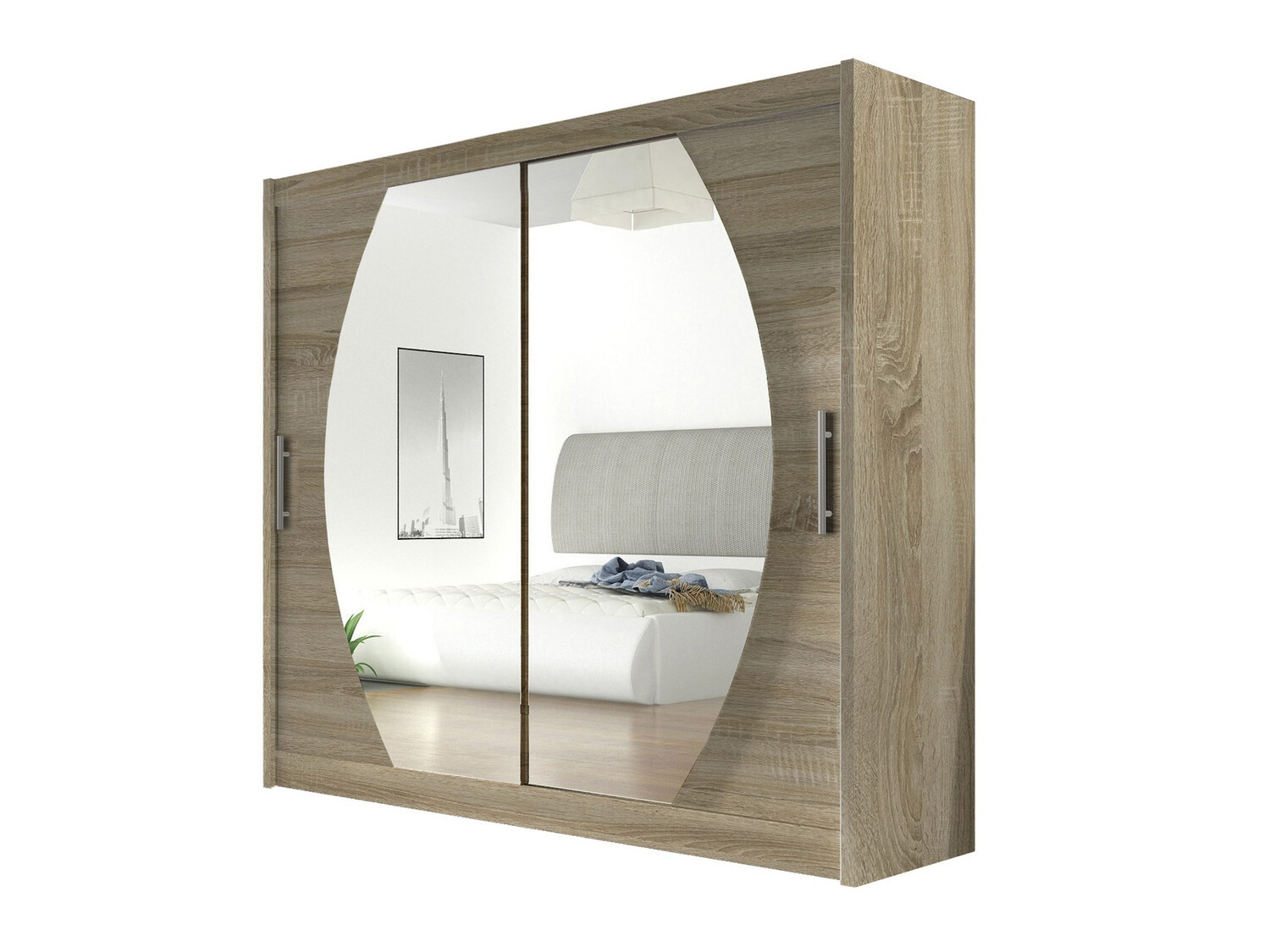 Armoire Closico Pallor IV (Sonoma chêne)