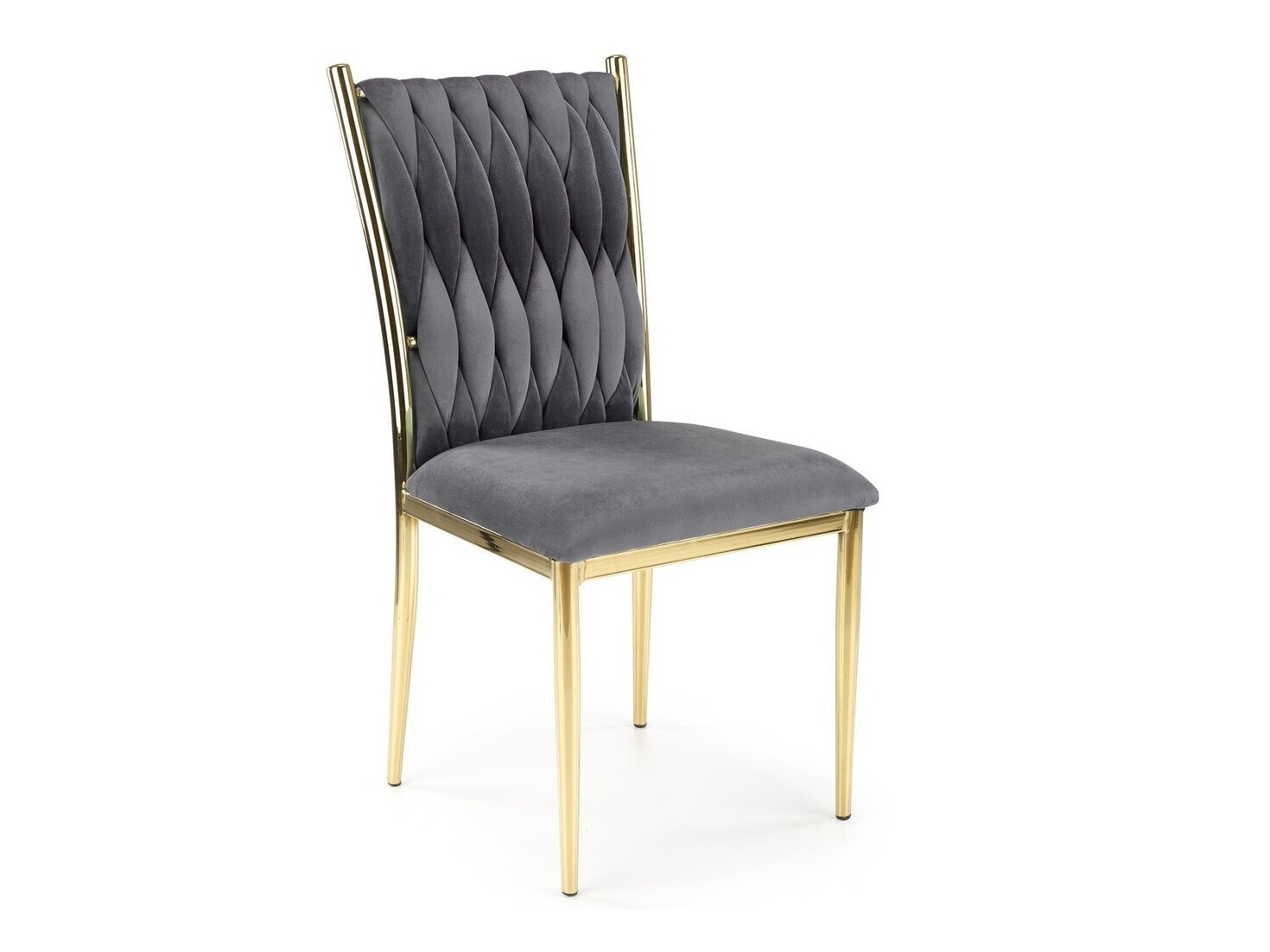 Chaise Houston 1139 (Gris + Doré)